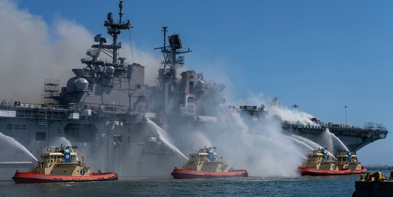 Damning investigation into USS Bonhomme Richard fire reveals sailors were totally unprepared