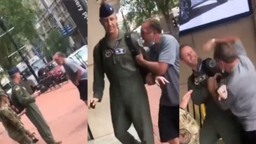 air force officer attacked dc