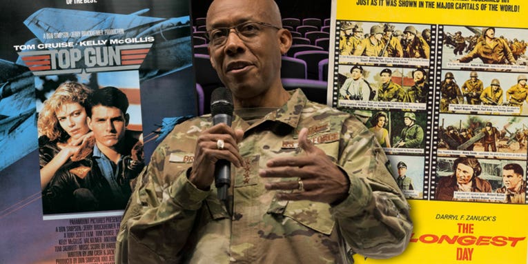 Neither of the top Air Force general’s two favorite military movies are about the Air Force
