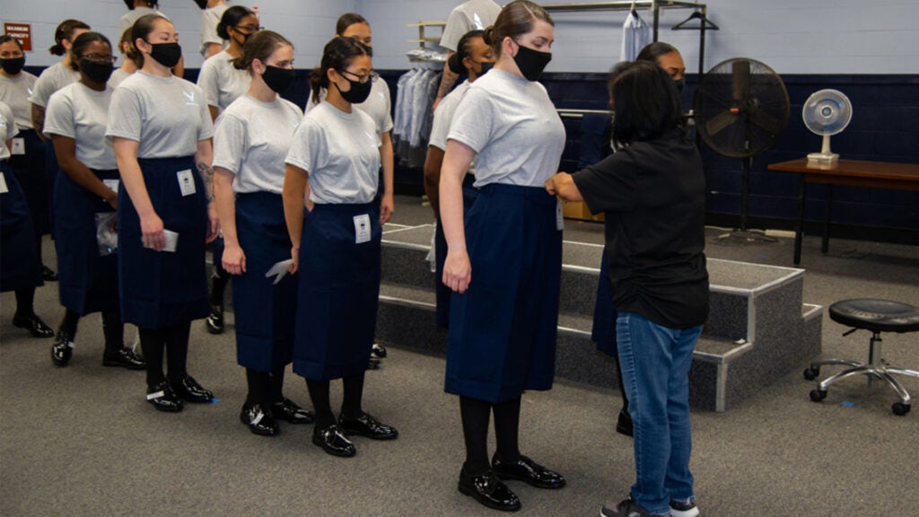 The Air Force ditched its pantyhose requirement and women are celebrating