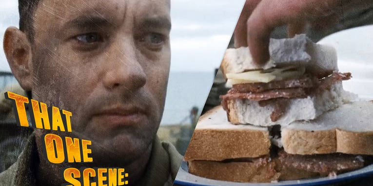 One of the most telling scenes in ‘Saving Private Ryan’ involved a sidelong glance at a sandwich