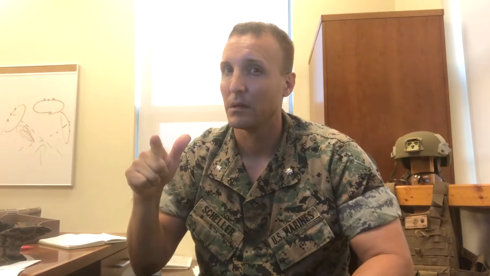 Marine officer who blasted leaders over Afghanistan withdrawal now in the brig