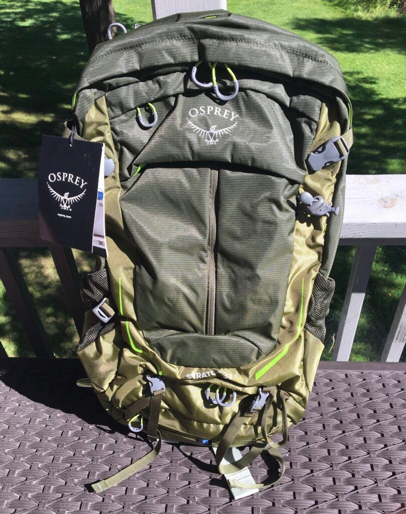 Osprey Stratos 34 hiking backpack