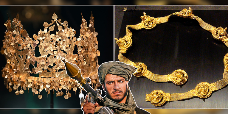 A massive 2,000 year old treasure trove is missing in Afghanistan and the Taliban is hunting it down