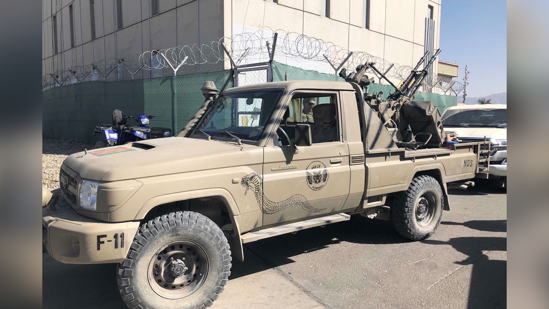 US soldiers traded dip for a Toyota technical to secure Kabul's 