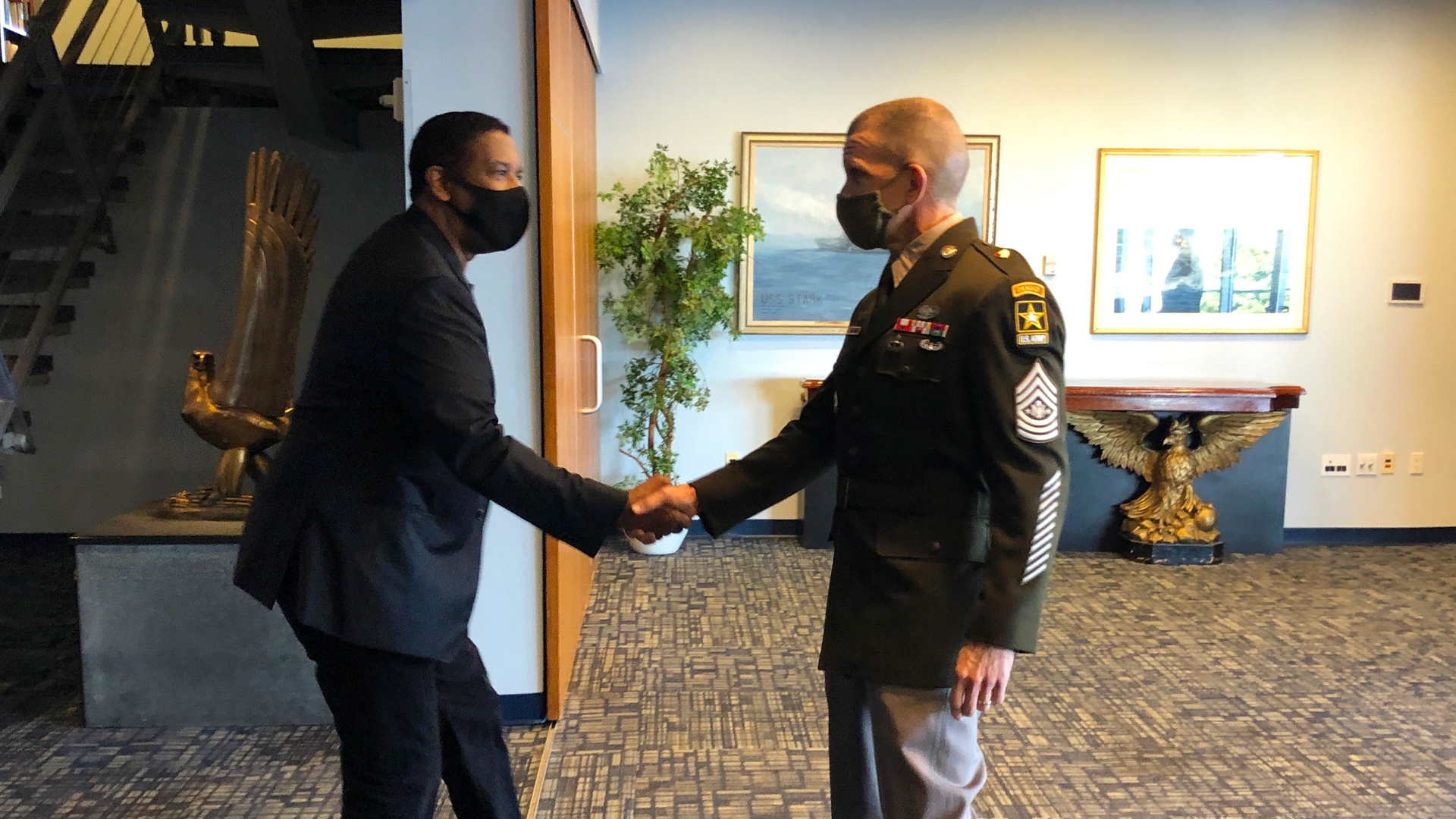 Denzel Washington is the US Army’s newest (honorary) sergeant major