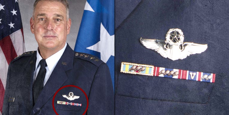 There’s a good reason why this Air Force general only wears 3 ribbons on his dress uniform