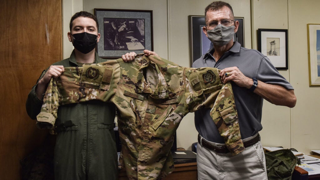 Air Force uniform that covered sleeping Afghan child in evacuation photo headed to a museum