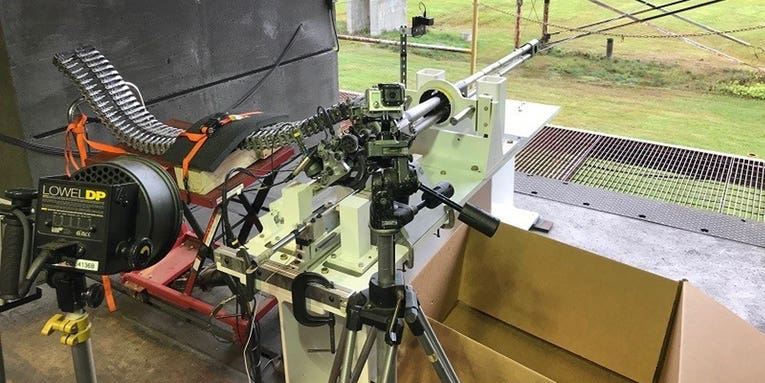 The Army is testing a brand-new helicopter-mounted Gatling gun