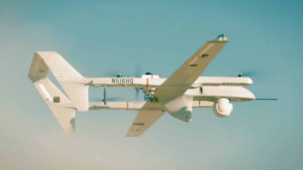 An FVR-90 drone in flight. (Screenshot via L3Harris)