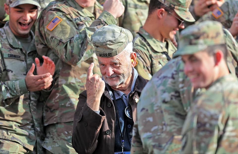 Bill Murray signed a West Point cadet’s forehead and the video is glorious
