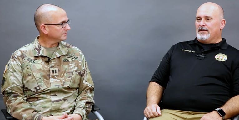 Soldier risks career to donate kidney to retired buddy