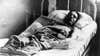 This is a 1945 file photo of Sen. Bob Dole recuperating from injuries received while serving in Italy during World War II. Dole was critically wounded by shrapnel in April 1945 and spent months recuperating from his injuries at the Percy Jones Army Hospital in Battle Creek, Mich. Dole, leading in the race for the Republican presidential nomination, visited the hospital Thursday, March 14, 1996. (US Army via AP)