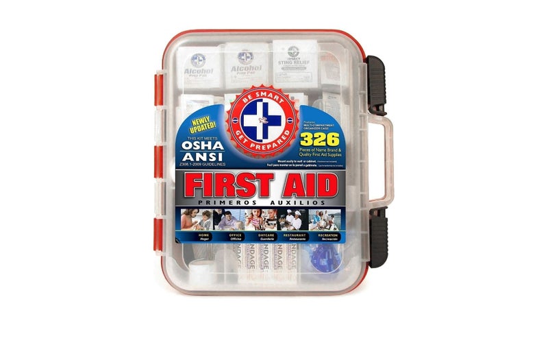 Be Smart Get Prepared 326-Piece First Aid Kit