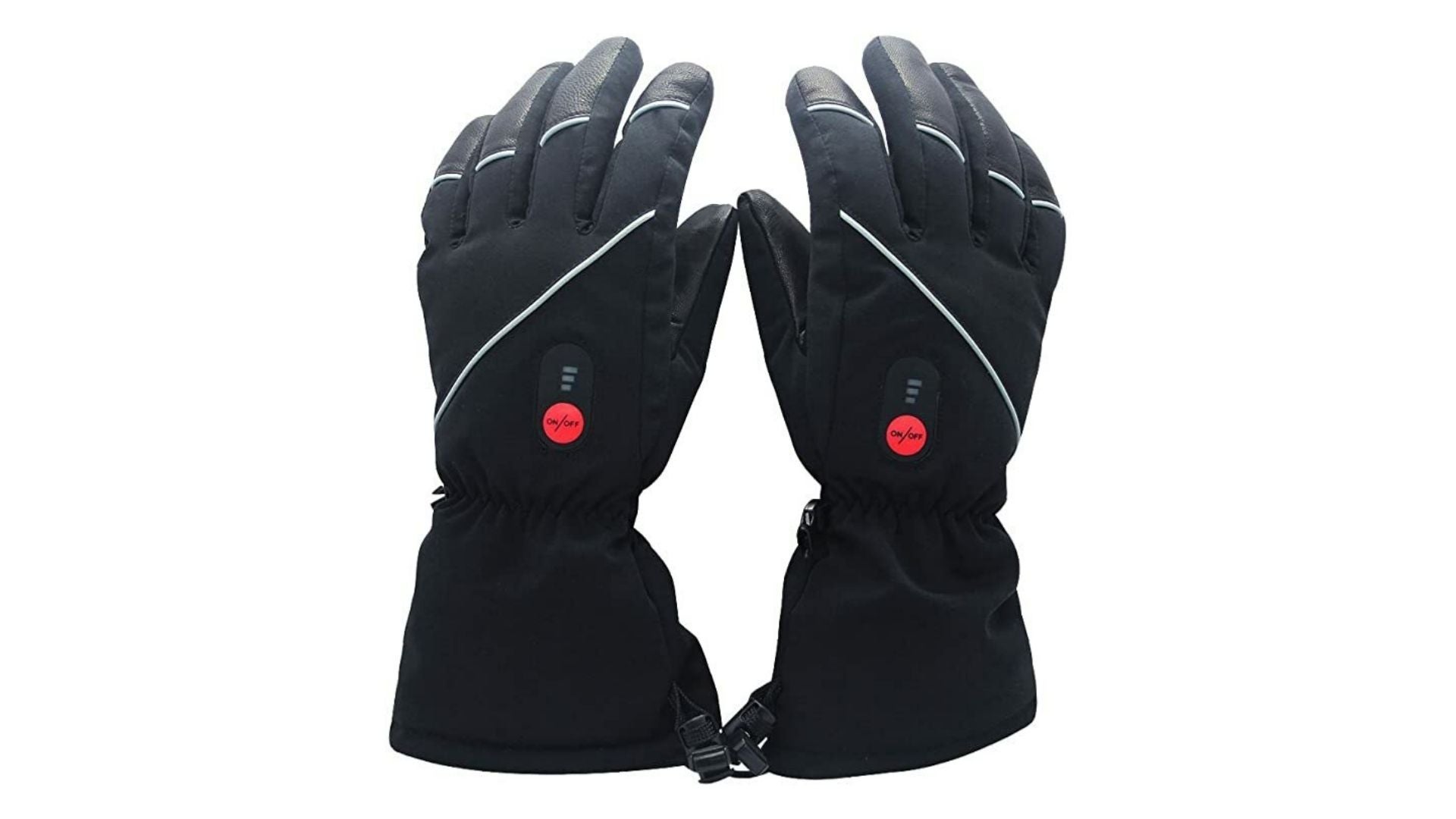 NEW $200 Mens Rossignol Winters Fire Electric Battery Powered Heated Ski Gloves 