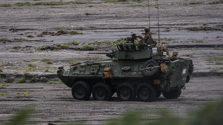 The Marine Corps is looking for a replacement for its LAV-25, light armored reconnaissance vehicle. ​(Photo by Lito Boras/Anadolu Agency/Getty Images