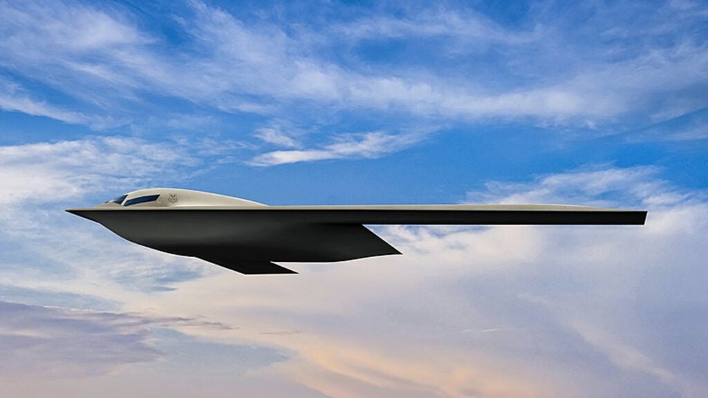 Google Earth captures photo of Air Force’s $2 billion stealth bomber in flight