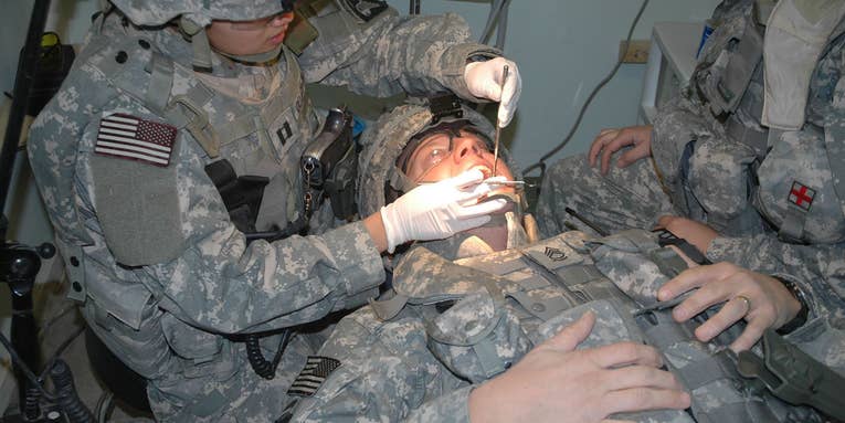 Tell us your good, bad, and horribly painful stories about military dental procedures