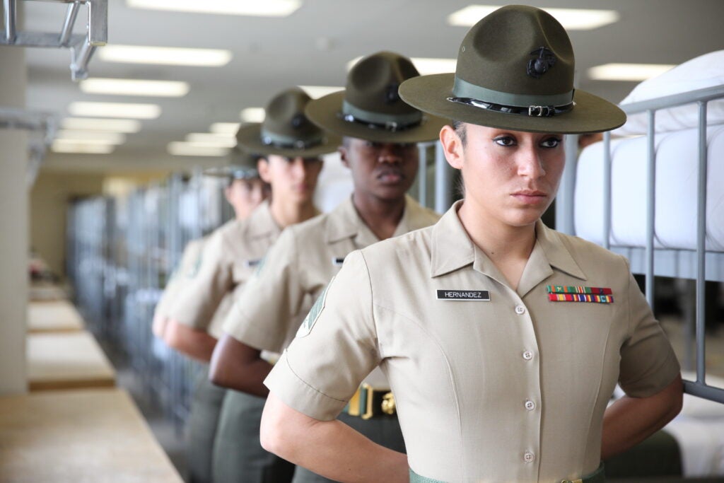 marine recruit training parris island, south carolina