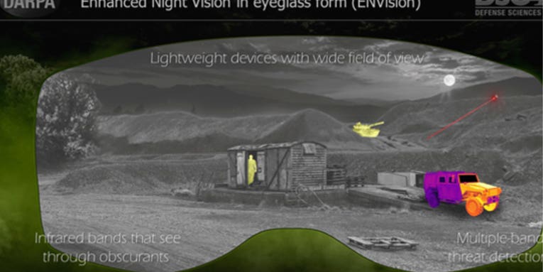 The Pentagon wants next-generation night vision that can be worn like sunglasses