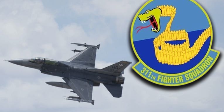 The story behind one of the most bizarre squadron emblems in the Air Force