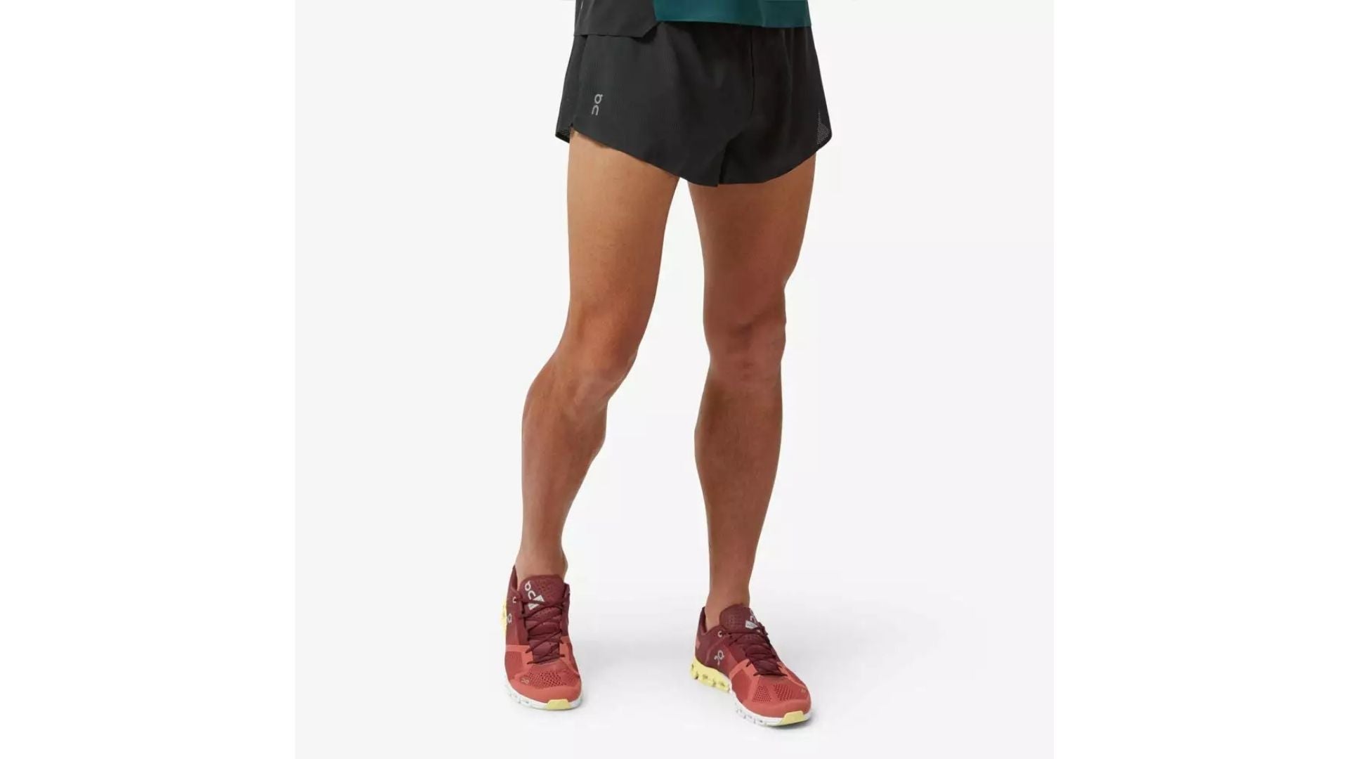More Mile Active 5 Inch Mens Running Shorts Black