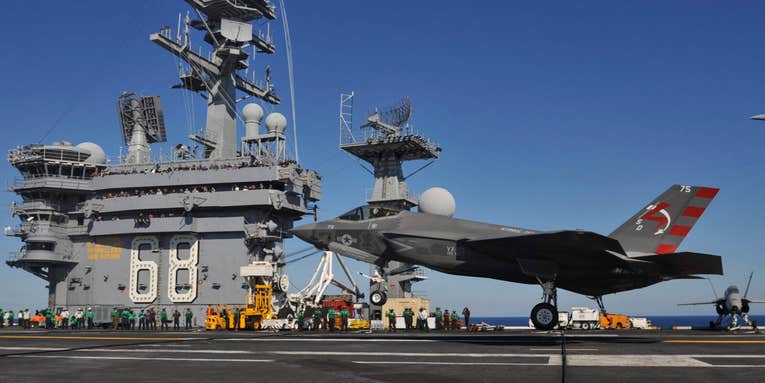 7 sailors injured after ‘landing mishap’ leads F-35 pilot to eject