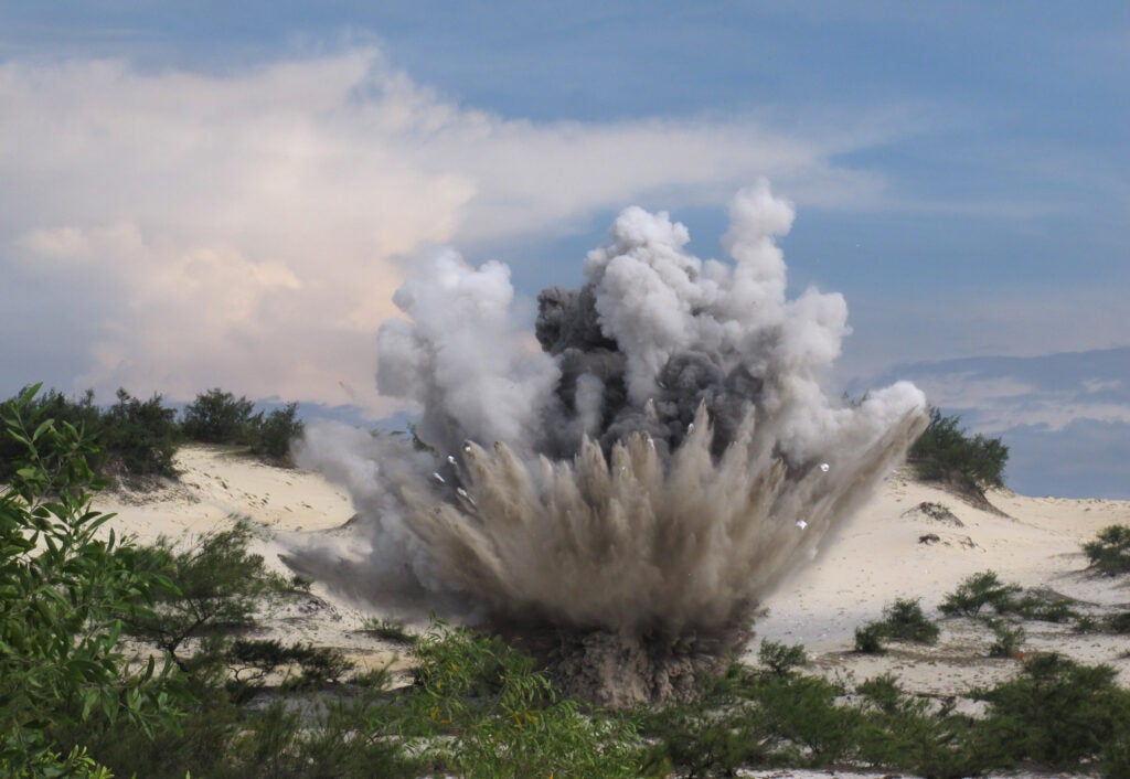 Japan is still blowing up unexploded ordnance on Okinawa nearly 77 years after World War II