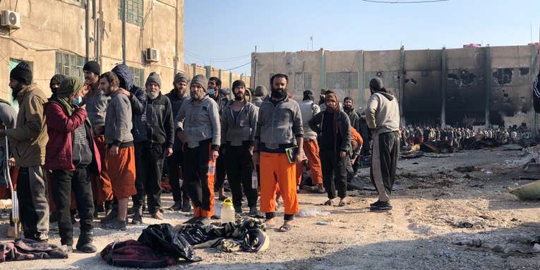 Thousands of ISIS fighters surrender following US strikes on Syria prison uprising