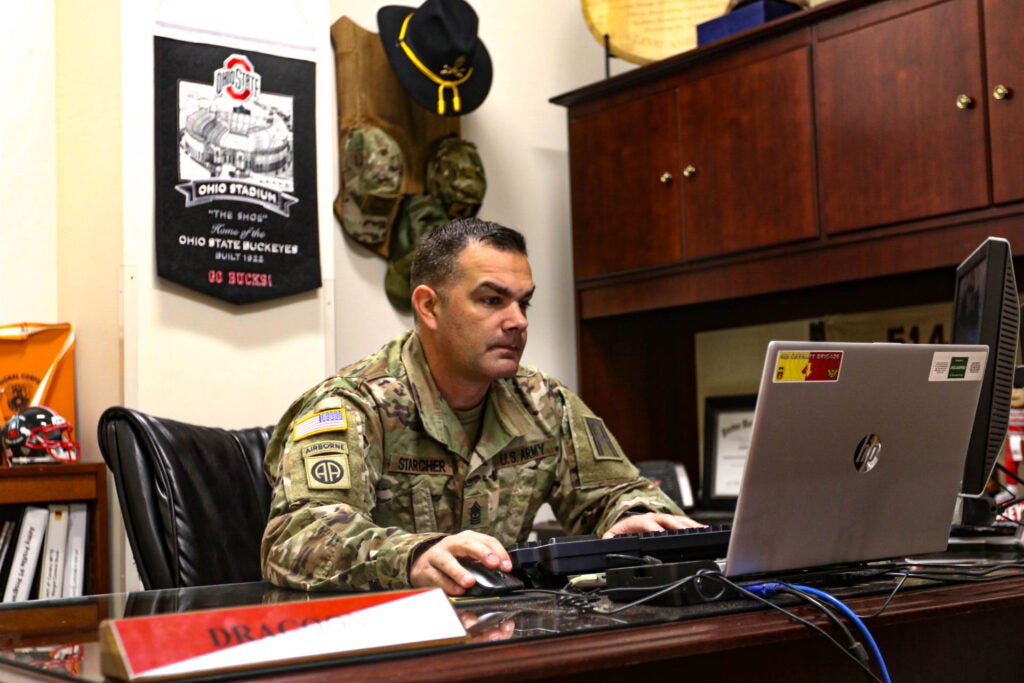 Army touts TikTok-ing first sergeant as ‘future of Army leadership’
