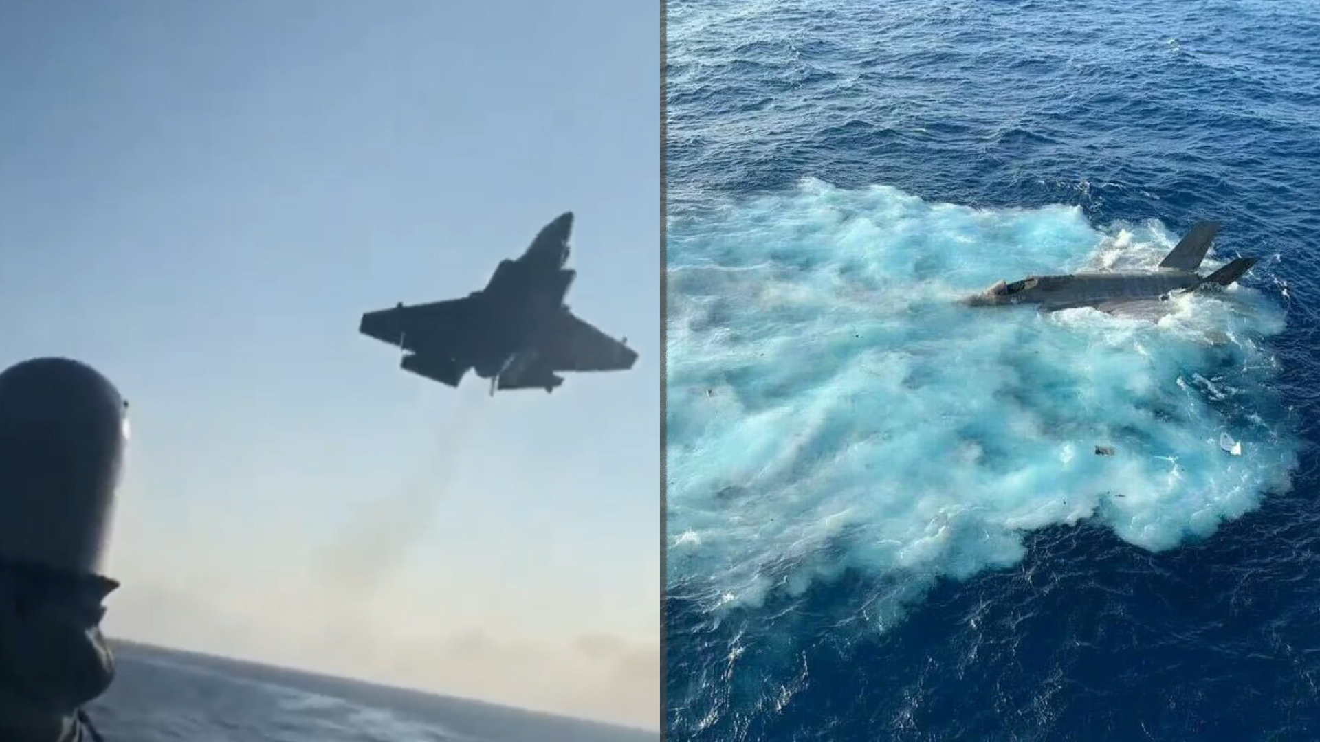 Navy confirms photo and video of F35 crash on USS Carl Vinson are real