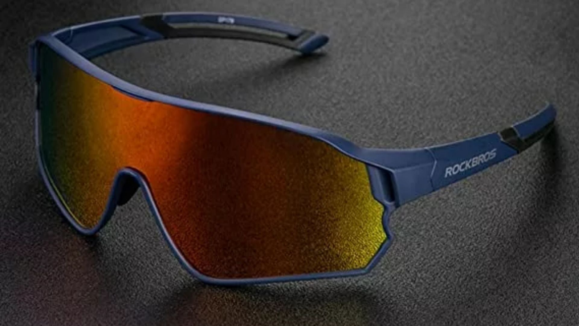 ROCKBROS Cycling Sunglasses Polarized Full Frame Cylindrical Sports Bike Glasses 