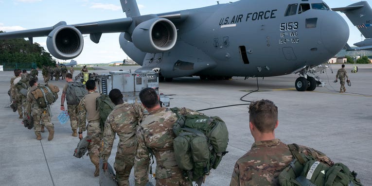These are the US troops rapidly deploying to Europe to counter Russia