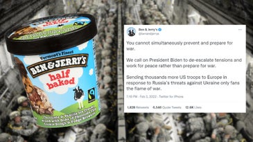 ben and jerrys us military russia ukraine