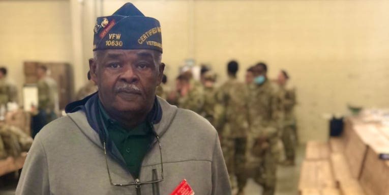‘I don’t leave until they all leave’ — This Marine vet has seen off and welcomed home soldiers from combat for decades