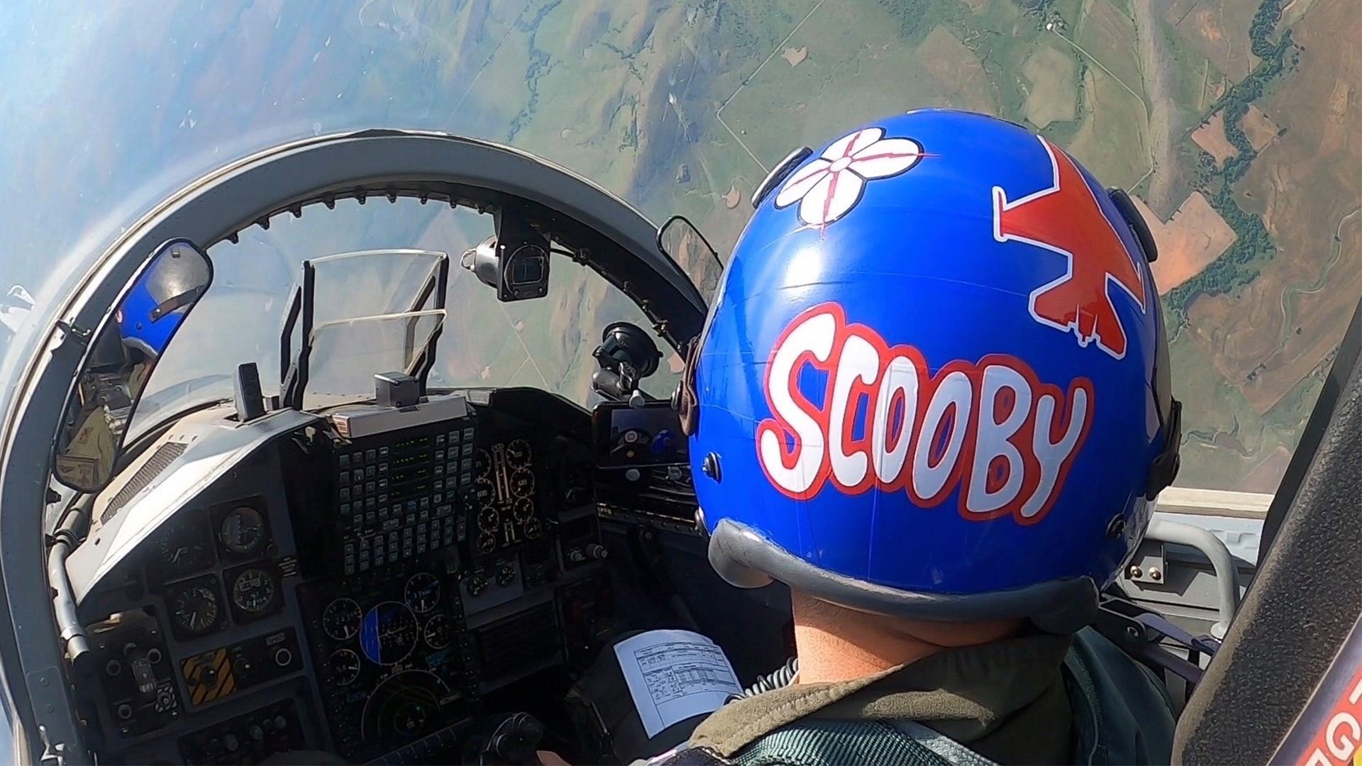 Air Force pilot helps fellow fliers feel fly as hell with custom helmet decals