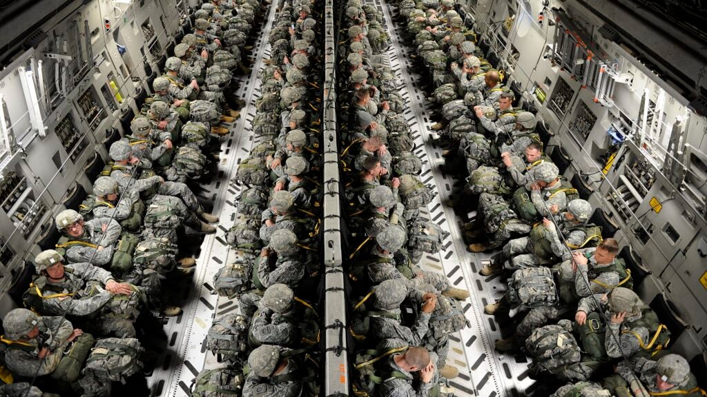 ‘Sweat, piss and hate’ — What it smells like to carry hundreds of troops in an Air Force C-17
