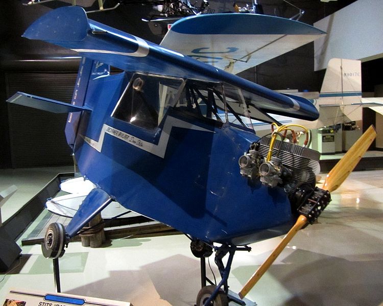 Donald Stits' Baby Bird, to this day the world's smallest monoplane, on display at the Experiment Aircraft Association museum. (Wikipedia Commons / FlugKerl2)