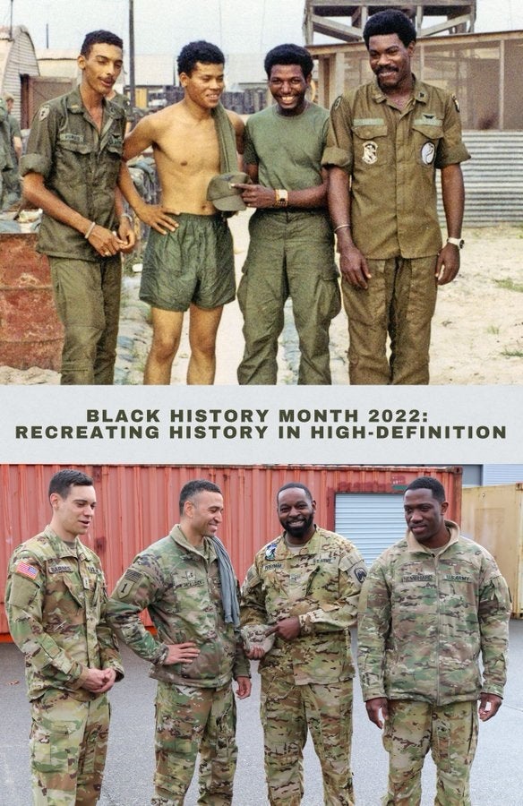 This Army unit is recreating historical photos of Black soldiers with today’s troops