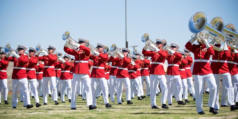 This elite Marine Corps unit of musicians are the last of their kind in the military