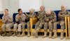 The 11th Marine Expeditionary Unit Female Engagement Team (FET) converse and laugh with the Jordan Armed Forces-Arab Army Quick Reaction Force FET members at a joint question and answer session during subject matter expert exchange between the two countries August 7, 2019. The U.S. is committed to the security of Jordan and to partnering closely with JAF to meet common security challenges. (U.S. Army photo by Sgt. 1st Class Shaiyla B. Hakeem)