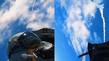 Viral video shows how Air Force F-15 pilots train for air-to-air combat