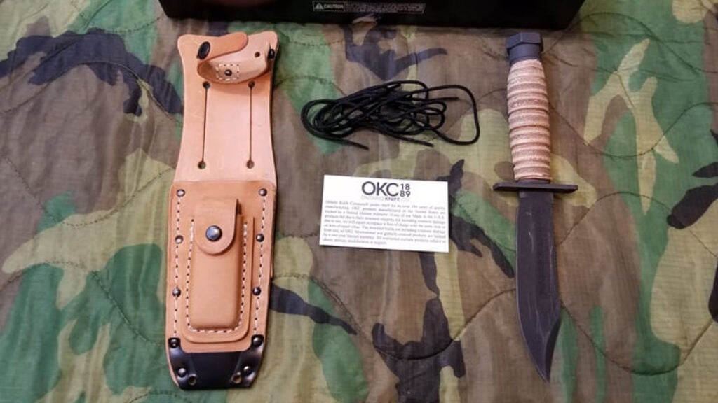 Unboxing the Ontario Knife Company 499 Air Force Survival Knife.