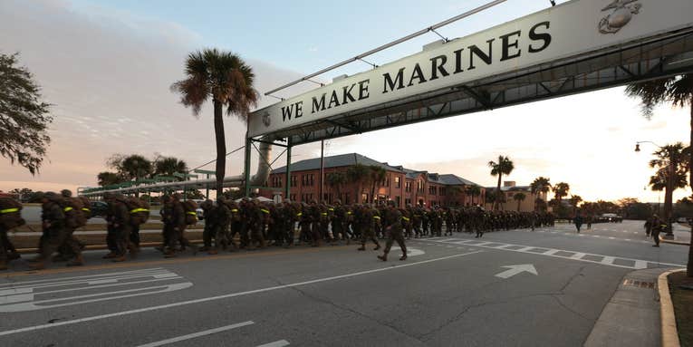 The Marine Corps’ legendary training depot will be underwater by 2050
