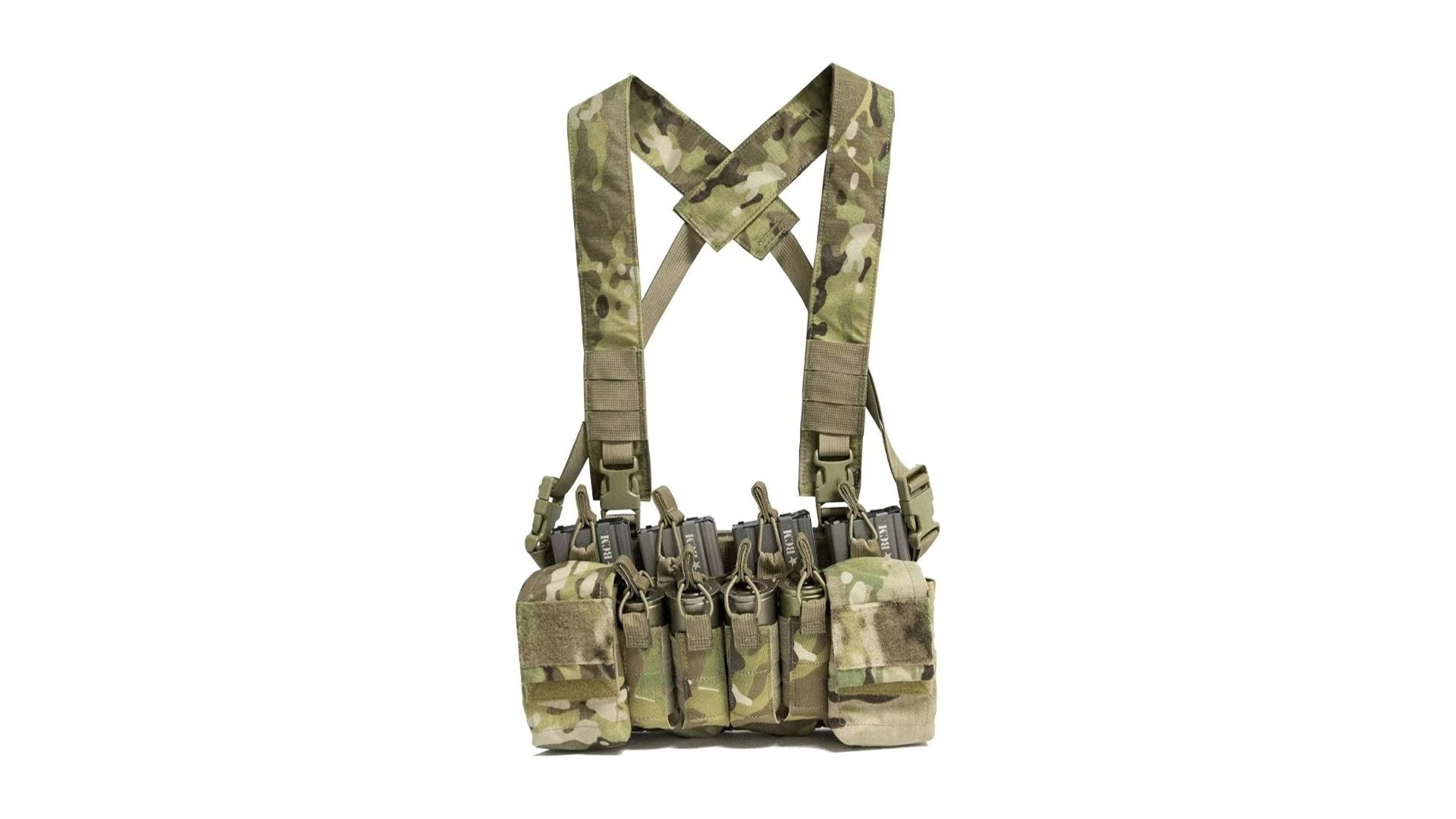 Detachable Pouches Tan Lightweight NATO M4 MOLLE Webbing Tactical Harness LBV 