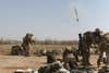 81mm mortar Marines with 1st Battalion, 6th Marine Regiment fire rounds during the Battle of Marjah on Feb. 13, 2010. (James Clark/U.S. Marine Corps)