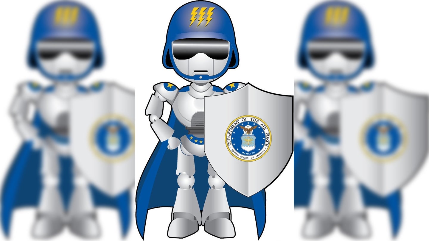 The Air Force is trusting the internet to name its ridiculous new cybersecurity mascot