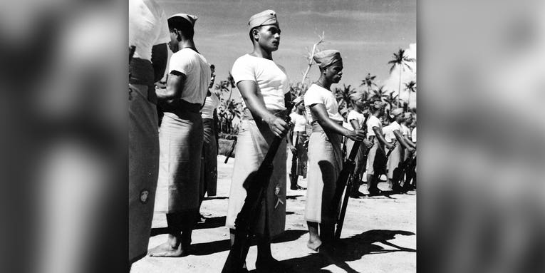 These barefoot Marines defended American Samoa during World War II