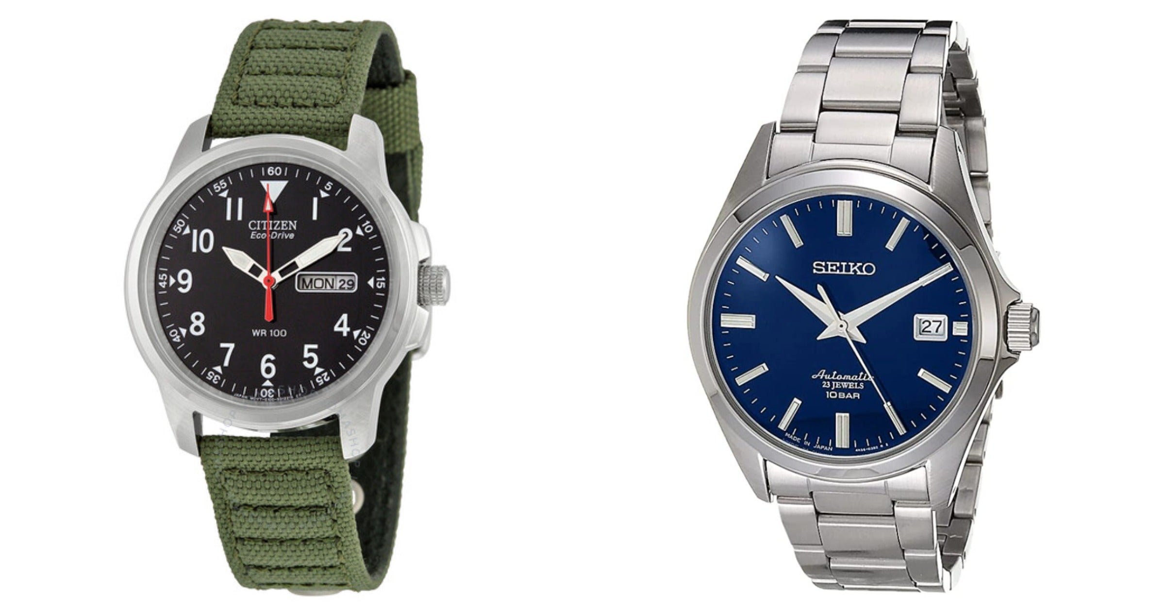 Amazon deals: Score Seiko and Citizen watches for more than 50% off