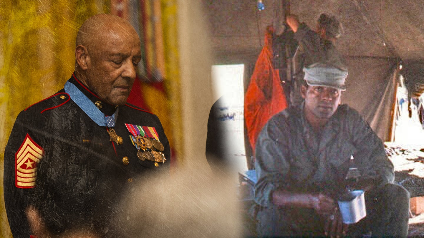 Medal of Honor recipient and retired Marine Sgt. Maj. John Canley has died following a years-long battle with cancer. (Task & Purpose photo composite)